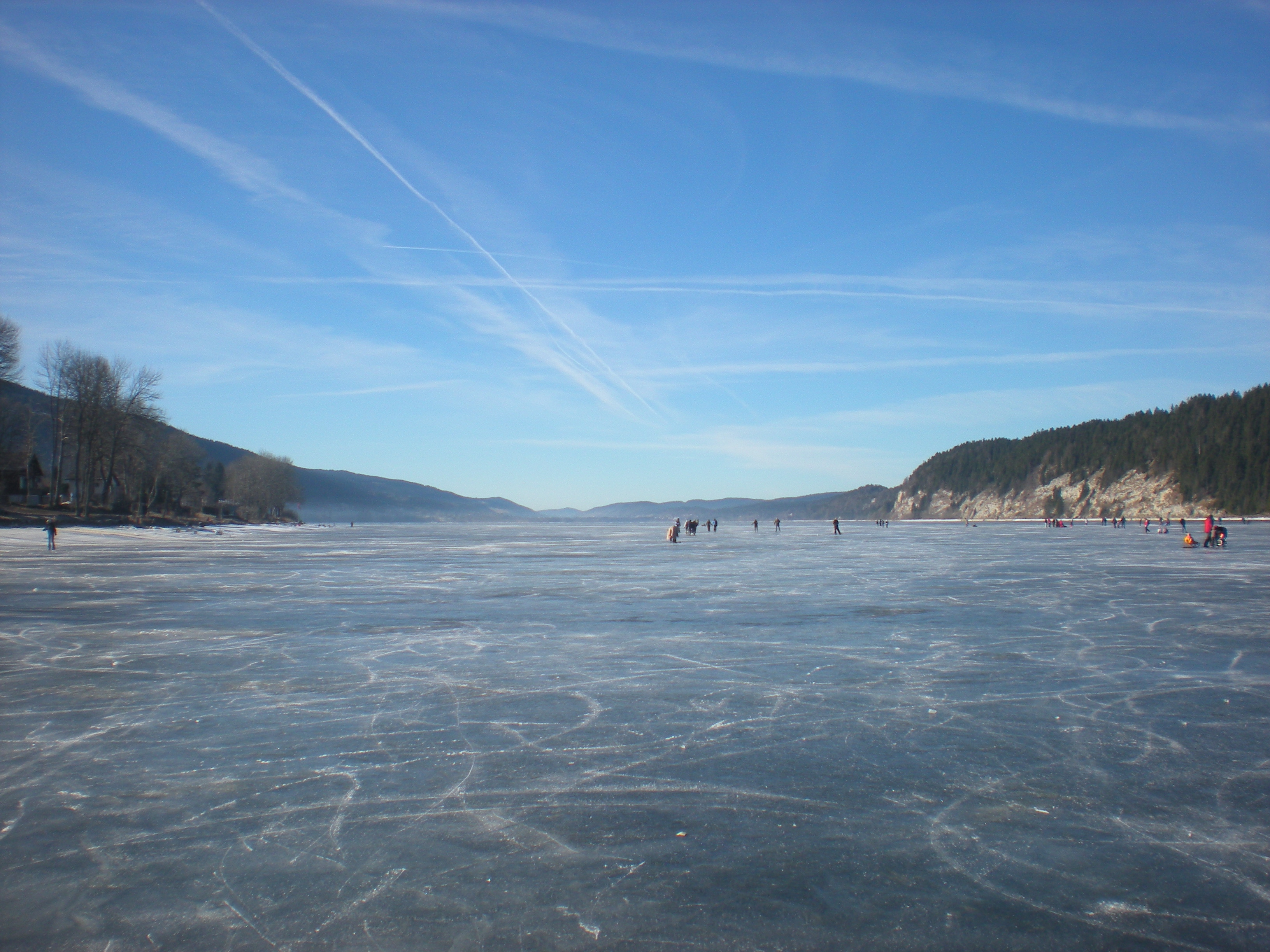 Lac de Joux en hiver